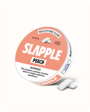 Peach | Nicotine Gum | Single Pack - 40 PCS